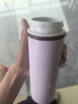 瓷朽阁真景德镇陶瓷内胆保温杯可装咖啡中药全便携式水杯子大容量非涂层 粉色-陶瓷盖芯350ml配陶瓷滤网皮 实拍图