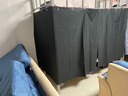 南极人（Nanjiren）大学生宿舍床帘上下铺通用强遮光蚊帐加厚不透光隐私帘床围挡布 纯黑【99%强遮光+上下铺通用】 1.2米高【2片】遮三面 实拍图