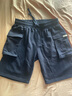 马登工装美式P44针织短裤男大口袋运动五分卫裤阿美咔叽日系休闲裤夏 藏青色 XL 实拍图