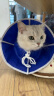欢宠网 伊丽莎白圈猫狗宠物狗狗猫咪头套项圈颈脖圈防舔咬脖套耻辱罩软布防水透气伊利沙白猫圈绝育用品 M 实拍图