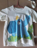 巴厘小猪男宝夏装男童T恤短袖儿童夏季薄款体恤婴儿上衣女童半袖宝宝衣服 蓝色 110 （无肩扣） 实拍图