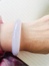 周六福白月光玉髓手镯宽条白透新中式国风送女友生日礼物 58mm  实拍图