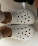 卡骆驰crocs洞洞鞋贝雅男鞋女鞋轻便耐磨一脚蹬拖鞋休闲鞋|10126 卵石色-2V3 36 /37(220mm) 实拍图
