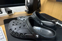卡骆驰crocs七夕礼物洞洞鞋贝雅男鞋女鞋轻便耐磨一脚蹬拖鞋休闲鞋|10126 黑色-001 43 (270mm) 实拍图