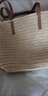 栢启歆包包女包新款单肩包草编包大容量托特包百搭海边单肩通勤编织包 草编单肩包【带挂饰】 实拍图