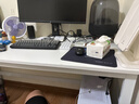 馨美凯电脑桌台式家用简易书桌办公桌简约现代工作台租房卧室学习写字桌 【单桌1.6cm厚桌面】白架+暖白色 长160cm*宽60cm*高74cm 实拍图
