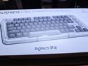 罗技（Logitech）ALTO KEYS K75M 琥珀系列 AI客制化无线机械键盘 热插拔大理石轴 黑色 实拍图