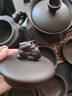 弘万鼎景德镇高端龙壶紫砂功夫茶具套装家用泡茶壶盖碗茶杯茶盘轻奢高档 [礼盒装-带盘]原矿紫砂龙壶123 实拍图