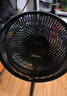 美的（Midea）【超级单品】七叶轻音立式电风扇家用柔风落地扇台式桌面小型风扇大风量节能摇头宿舍电扇 SAF30AB 实拍图