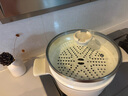 红厨钛陶瓷汤锅带蒸格24cm家用炖煮锅煲汤焖蒸锅煮粥电磁炉燃气灶通用 实拍图