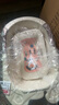 日康（rikang） 浴盆 婴儿洗澡盆婴儿浴盆 加大加厚带浴床适用0-6岁 米色 3626 实拍图