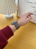 WKK适用【钛金属】苹果手表表带米兰尼斯Apple Watch S10/Ultra2/3iwach S9/8/7/SE降落伞式按扣表带 【钛金属1:1还原官款】钛原色 49/46/45/44MM表盘通 实拍图