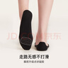 ubras3双隐形无痕超浅口防滑船袜子女袜防掉跟 黑+奶油杏+白 实拍图