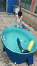 西哈泳士免充气折叠儿童游泳池家用室外小孩婴儿游泳桶成人大型户外支架 1.6米【入门套餐】免充气泳池 实拍图