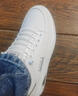 啄木鸟春秋季2025新款男鞋潮流一脚蹬男士真皮运动休闲皮鞋透气小白鞋男 米色 41 实拍图