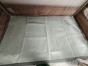 富安娜儿童450D粗丝提花 冰丝席凉席 单人席子 两件套 绿 1.2x2米【可折叠】 实拍图
