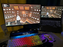 AOC 24.5英寸 FastIPS 超频200Hz 快速液晶1ms HDR 硬件低蓝光 出厂校色 游戏电竞电脑显示器 25G10HE 实拍图