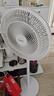 美的（Midea）【品质推荐】七叶轻音柔风电风扇/家用省电落地扇/台式电扇/广角摇头节能宿舍小型风扇 SAE35CA 实拍图