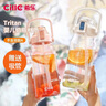 希乐水杯大容量运动吸管杯男女夏季网红吸管杯tritan材质1.5L莲花红 实拍图