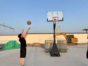 快乐小蓝球可升降篮球架儿童投篮球架家用户外室内篮球框成人可扣篮移动篮筐 成人扣篮款024（2.45-3.05米 实拍图