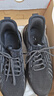 森馬（Senma）时尚飞织网面运动鞋套脚舒适透气休闲鞋男212220702 黑灰色 41码 实拍图