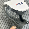 斐乐（FILA）官方猫爪6代女鞋复古运动鞋2025夏季新款舒适厚底鞋休闲鞋 黑/影黑灰-BD 38 实拍图