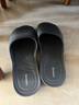 步术 拖鞋女中国台湾进口夏季家居时尚鱼嘴防滑防臭软底轻便静音 摩登灰 44 (建议43-44码穿/长约29cm）XL 实拍图