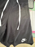 耐克（NIKE）男运动短裤 夏季 针织毛圈 柔软吸汗 五分裤 DX0767-010 黑 M 实拍图