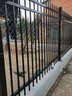锌钢围墙围栏工厂小区铝合金铁艺外墙工厂隔离学校防护栏杆栅栏 黑色 实拍图