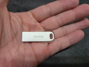 闪迪（SanDisk）64GB USB3.2 U盘 CZ74 读速高达300MB/s 金属高速u盘 安全加密 学习办公投标大容量优盘 实拍图