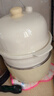 浦利顿（PLODON）小陶气辅食锅 婴儿BB煲蒸煮炖一体锅 宝宝煲粥炖汤 电炖锅 电蒸锅 实拍图
