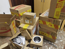 雷士（NVC）LED筒灯客厅卧室过道嵌入式天花灯7瓦黑环暖白Ra98高显指【光华】 实拍图