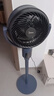 美的（Midea）【变频轻音】空气循环扇家用遥控电风扇四季净化扇轻音落地扇99%抑菌桌面小风扇大风力风扇GDG24ZR 实拍图