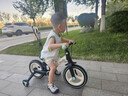 纳豆（nadle）儿童自行车3一6岁宝宝二合一平衡车1-3岁小孩童车男女童脚踏车 橄榄绿基础款 12寸（建议身高105cm以下购买） 实拍图