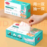 美丽雅一次性手套100只 中号PVC家务厨房烘焙洗碗清洁加厚橡胶手套 实拍图