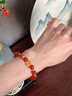 恋晴莲花足银手链女转运珠红玛瑙手串生日礼物送女朋友老婆结婚纪念日 实拍图