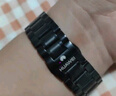 适用华为手表表带非原装Watch4pro/gt5金属不锈钢带watch5非凡 实心钢带- 黑色 宽度：22mm 实拍图