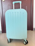 行李箱大容量小型拉杆箱20寸24寸26寸22寸旅行密码登机箱结实耐用 薄荷绿-多功能-京东六仓发货 20寸【登机尺寸】无侧把手挂钩 实拍图