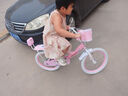紫榕 儿童自行车女孩单车3-8岁公主款脚踏车男女宝宝小孩童车 公主粉【送货上门】加厚白胎升级 18寸 适合110-130cm 实拍图