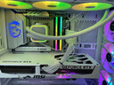 微星（MSI）刀锋100R白色玻璃侧透机箱支持ATX主板(显卡竖装/360冷排/3把ARGB风扇/前置Type-C/ARGB控制器） 实拍图