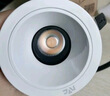 雷士（NVC）LED射灯客厅过道背景嵌入式洗墙小山丘铝材7瓦暖白【莲华】白杯 实拍图