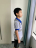 欧酷儿童反弓带矫正驼背神器青少年背部矫正器写字坐姿开肩学生纠正 儿童款小码-灰色（适合45斤以下） 实拍图