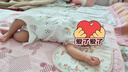 舒贝怡2件装婴儿衣服夏季薄款新生儿连体衣短袖哈衣儿童爬服粉色59CM 实拍图