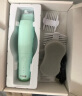 十月结晶婴儿理发器智能充电自动吸发家用儿童剪发神器剃头推子 清爽绿 实拍图