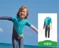 KocotreeKK树儿童连体泳衣男童原纱防晒抗菌耐氯女孩长袖游泳宝宝2024新款 卡瑟灰【送硅胶泳帽】 130 实拍图