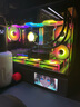 骨伽 灵镜V2 PRO 反叶黑色12cm机箱风扇 ARGB/5V3P神光同步/小4P-PWM调速/液压轴承/标配减震垫 实拍图
