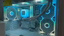 艾湃电竞（Apexgaming） ATX3.0 PCI-E5.0 GTR-850MW 850W 白色 全模 金牌 全日系电容 智能启停 支持4070 实拍图