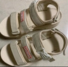骆驼（CAMEL）魔术贴撞色沙滩凉鞋女运动休闲鞋子 K23M16L2002 米色 37 实拍图
