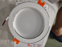 FSL佛山照明筒灯LED天花防雾花灯6W3寸白玉银边正白光6500K 实拍图