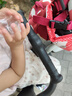 雅迪（yadea）电动车摩登光芒Q50儿童座椅前置通配型宝宝椅安全避震电瓶车儿童座椅包围款-辰黑色 实拍图